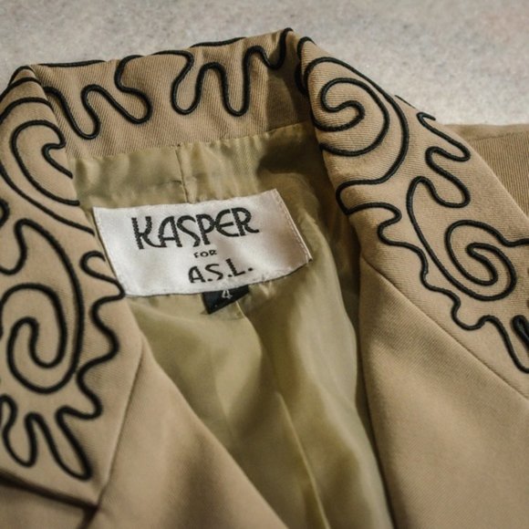 Kasper for A.S.L. Blazer Button Up L/S Jacket - Picture 2 of 8